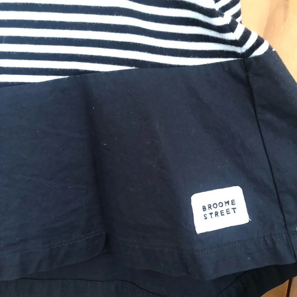 ♠️ Kate Spade ♠️ Black and White Striped Short Sleeve Top